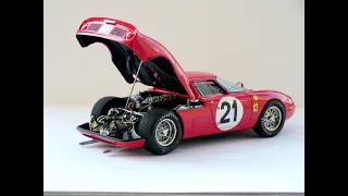 How to build an old multimedia kit - Ferrari 250 LM - 1965 Le Mans 24hours winner  - MFH 1/24