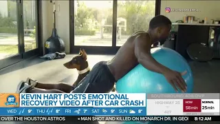 Kevin Hart posts an emotional recovery video