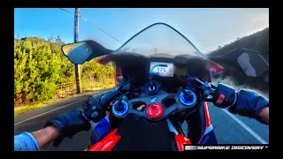 HONDA CBR1000RR SP1 STREET RIDING [🌅 CALIFORNIA WHEELIE 🌃] [170+KPH🚀] (Night and day)