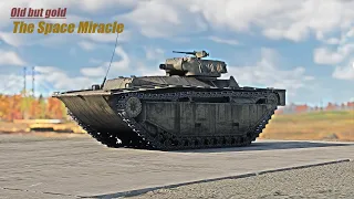 They Don't Know Where To Shoot, It's Too Huge😂 || LVT(A)(4) in War Thunder [1440p 60FPS]