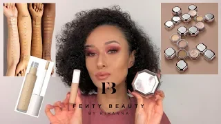 NEW FENTY BEAUTY Concealer & Powder!| First Impressions & Review