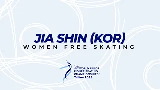 Jia Shin (KOR) | Women FS | ISU WJ Figure Skating Championships 2022 | Tallinn | #WorldJFigure
