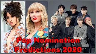 Best Pop Solo & Duo/Group Nomination PREDICTIONS | 62nd Annual Grammy Awards (2020)