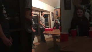 Beer pong technique