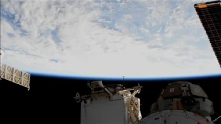 NASA ISS Downlink Video Soyuz approach and docking