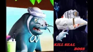 How to Kill SEAL BOSS vs Moby Dick - Hungry Shark Evolution