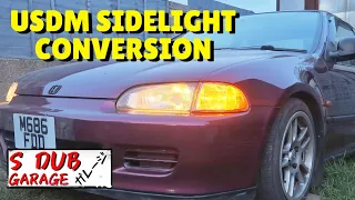 How To - USDM Sidelight Modification / Conversion (UK)