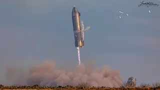 4K: SpaceX Starship SN10 10km Test Flight