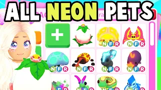 Getting EVERY Neon Garden Pet in 24 Hours!