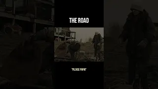 The Road: a heartfelt scene between father and son • Post apocalyptic drama, 2009