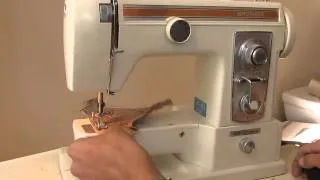 Sewing machine Швейная машина Brother 865 test кожа