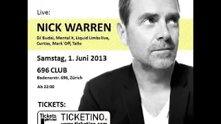 Nick Warren 696 Club   Zürich Switzerland 01 06 2013