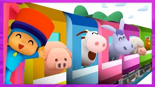 🚂 Color Train [ Learn ANIMALS and SOUNDS ] Fun Animals for KIDS | Full Episodes |VIDEOS & CARTOONS