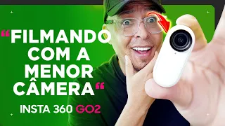 Sai pra vlogar com a MENOR CAMERA do MUNDO! Insta360 GO 2 Vale a pena?