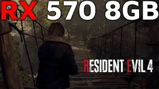 Resident Evil 4 Remake - RX 570 8GB - i5 4670 - 1080p