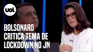 Bolsonaro ataca Renata Vasconcellos no JN: ‘Vai pra ponta da praia, tão mudando a narrativa agora?’