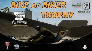 Bike or Biker, NRG Challenge, GTA San Andreas Trophy, GTA THE TRILOGY The Definitive Edition.
