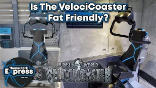 PROCEED WITH CAUTION! How to Fit On The VelociCoaster At Universal Studios! Is It Fat Friendly?