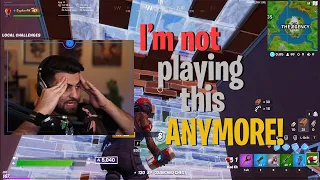 SypherPK RAGE QUITS Fortnite to play COD Warzone after getting frustrated with game's current state!