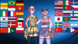 CountryHumans in 36 Languages. Country Associations meme