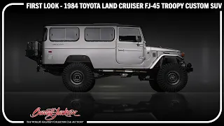 FIRST LOOK - 1984 Toyota Land Cruiser FJ45 Troopy Custom SUV - BARRETT-JACKSON 2024 PALM BEACH