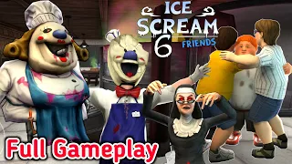 Ice Scream 6 Full Gameplay | Ice Scream 6 Friends Charlie Secret Ending