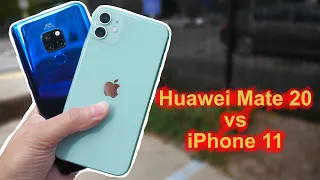 IPhone 11 vs Huawei Mate 20 Camera Comparison