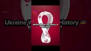 Ukraine 🇺🇦 World Cup History (1962-2022) #shorts #football