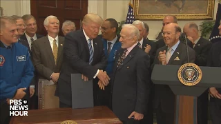 President Trump signs executive order relaunching National Space Council