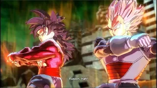 Goku Black SSJ4 & Vegeta Black SSR  Fusion Dance - Dragon Ball Xenoverse 2 Mods