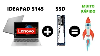 Fiz o UPGRADE no Lenovo S145, Coloquei um SSD no Ideapad S145 e olha o que deu