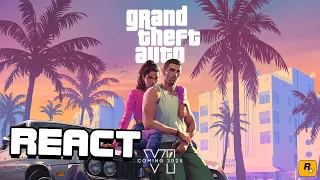 GTA 6 Trailer React - Grand Theft Auto VI