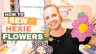 Learn English Paper Piecing with me! Easy Hexagon Flower Tutorial