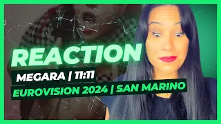 Reaction Megara | 11:11 | San Marino | Official Music Video | Eurovision 2024