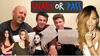 SMASH OR PASS!!? WITH MY DAD! (CELEBRITY EDITION)
