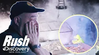 The Wizard Is Forced To Stop Fishing After Stormy Seas Causes Crew Injury | Deadliest Catch