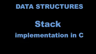 Структуры данных: Стек. + реализация на Си