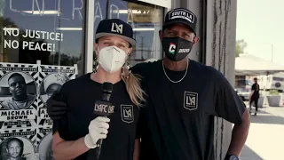 Joe & Celia of South LA Cafe partner with LAFC for the Grocery Giveaway!