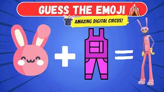 Guess The Emoji | The Amazing Digital Circus 🎪 | Pomni, Jax, Ragatha