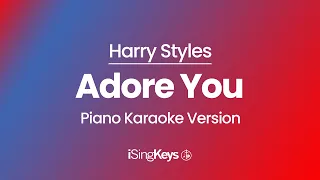 Adore You - Harry Styles - Piano Karaoke Instrumental - Original Key