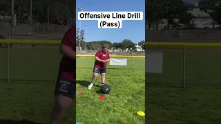 Offensive Lineman Drill | Kick Step | Power Step