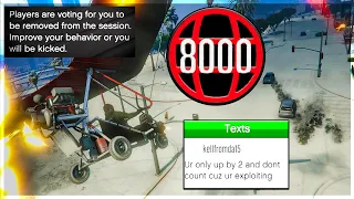 Level 8000 Christmas Griefer Claims I'm Cheating on GTA 5 Online