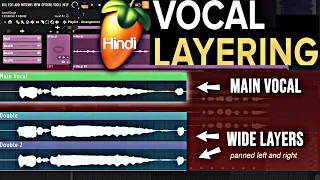 The Secret to PRO Vocals Mixing (Layering) FL Studio Tutorial Hindi