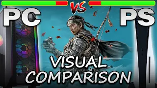 Ghost of Tsushima - PS5 VS PC - Quick Visual Comparison
