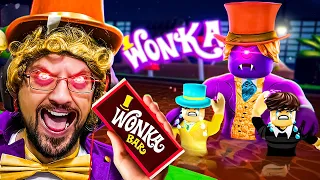 Willy Wonka Gone Bad! Evil FGTeeV Terrorizes Chocolate Factory! (Roblox Story)