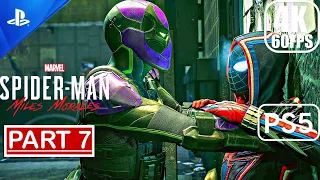 Spider Man Miles Morales PS5 - Gameplay Walkthrough (60FPS 4K) Part 7 No Commentary