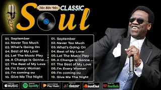 Classic Soul 70s 80s 90s || Luther Vandros, Marvin Gaye, Teddy Pendergrass,  Isley Brothers