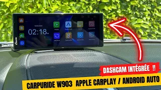 Test du Display Apple Carplay Capuride + Dashcam