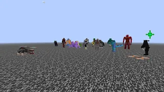 SCP 682 (SCP Origin) vs World of bosses  1 vs 1  Mob Battle  Minecraft