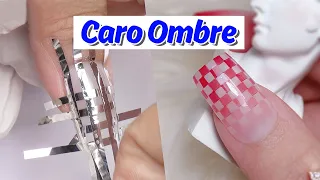 Cách Làm Ombre Sọc Caro Bằng Máy Phun - ANALIA Nails